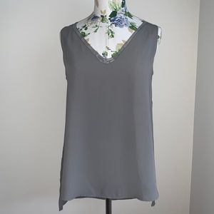 Banana Republic Grey Sleeveless Top